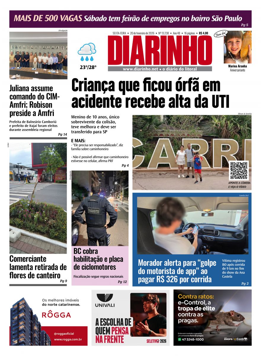 Confira a capa de hoje