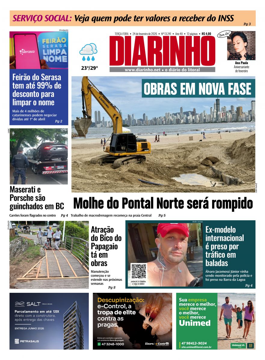 Capa de hoje