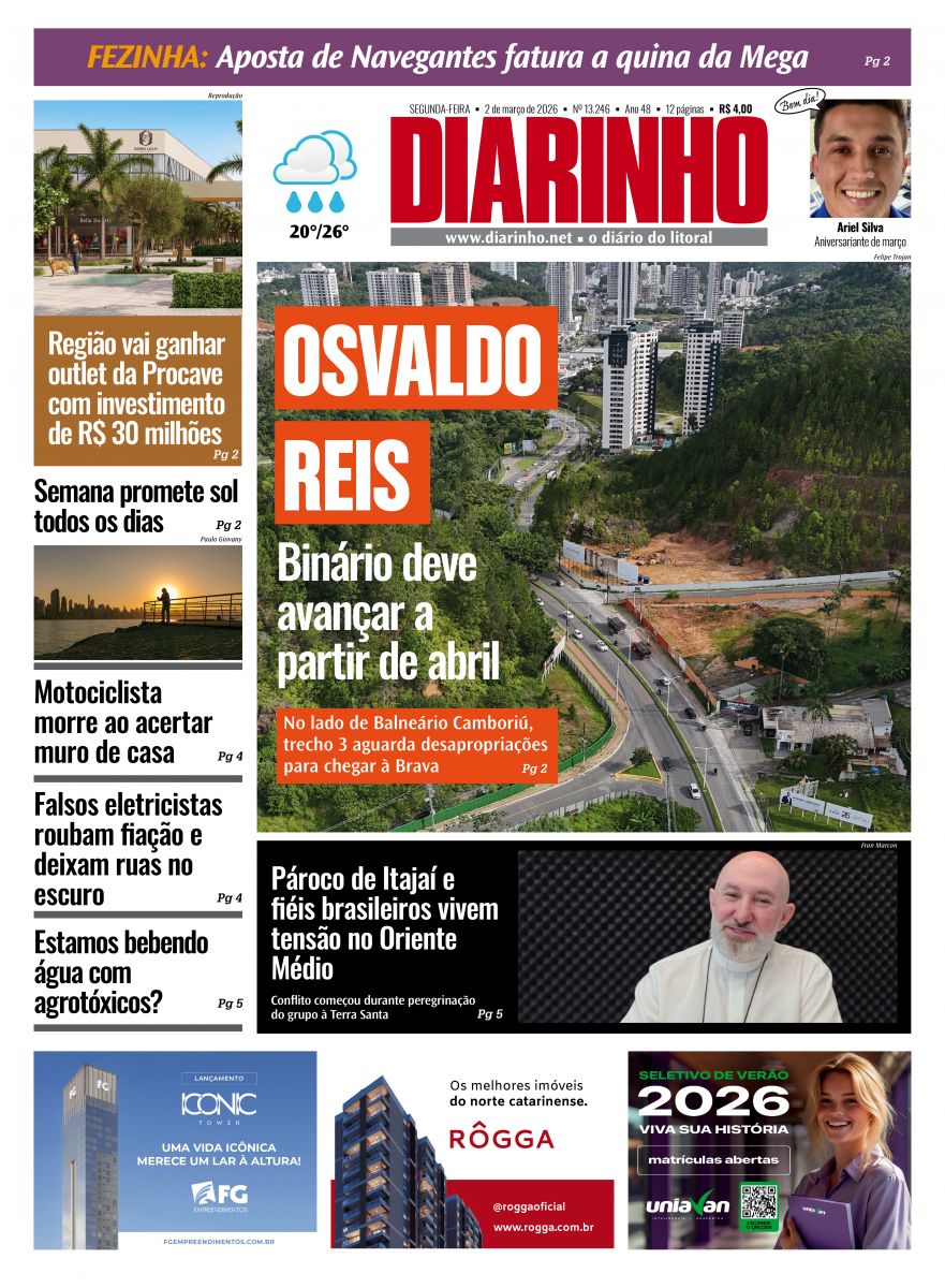 Confira a capa de hoje