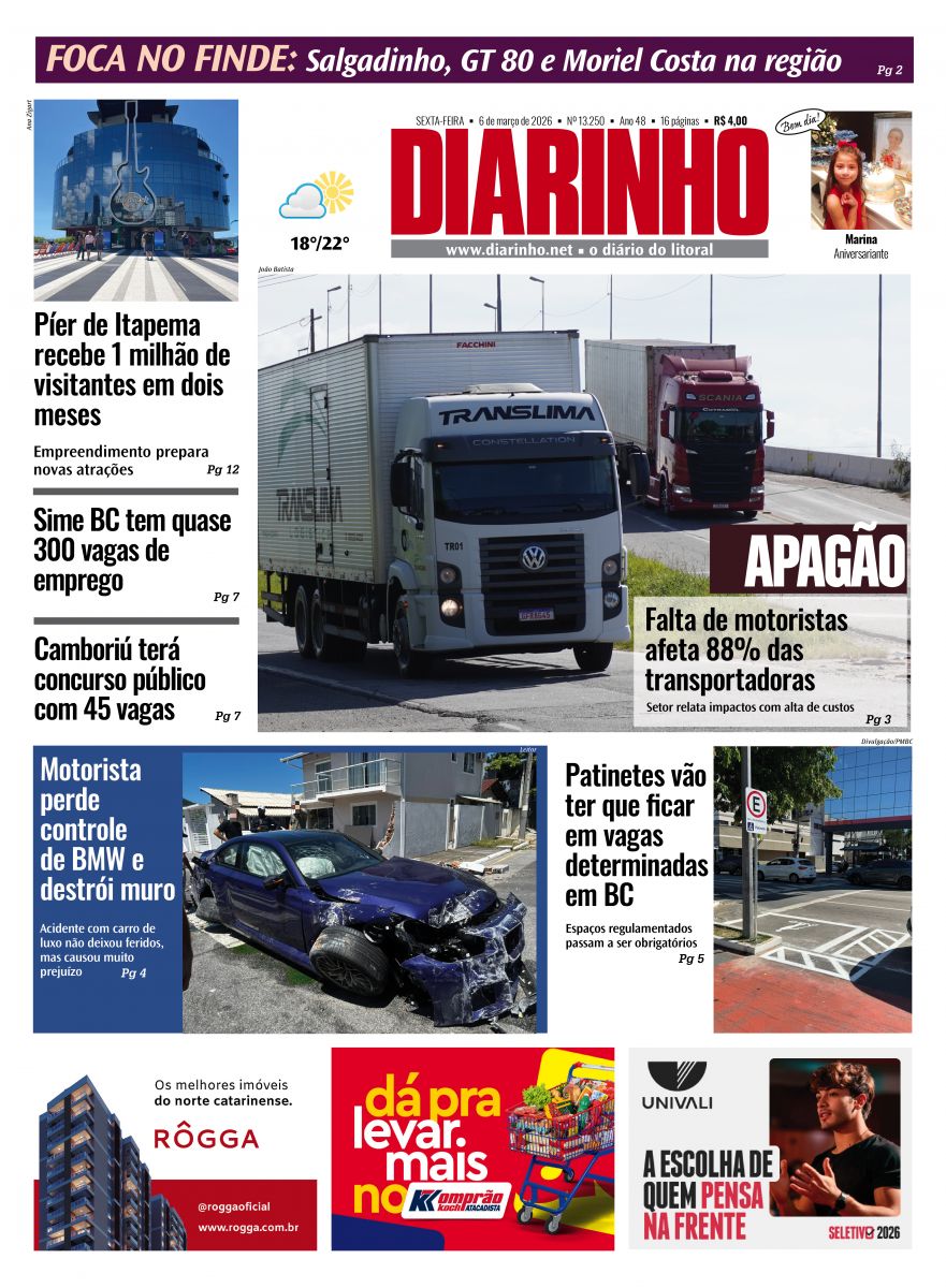 Confira a capa de hoje