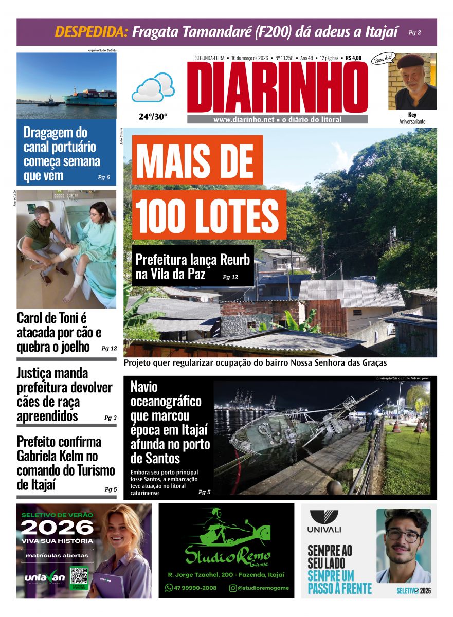 Confira a capa de hoje