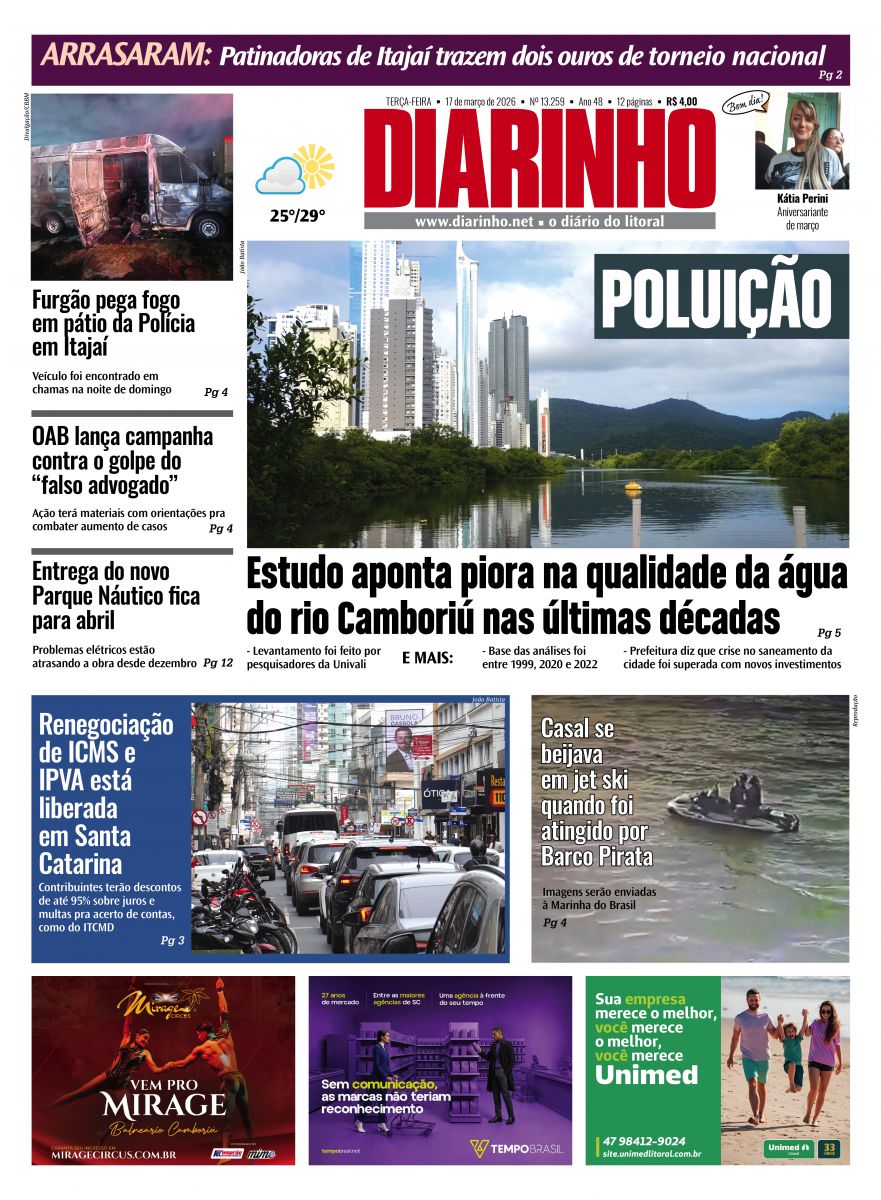 Confira a capa de hoje