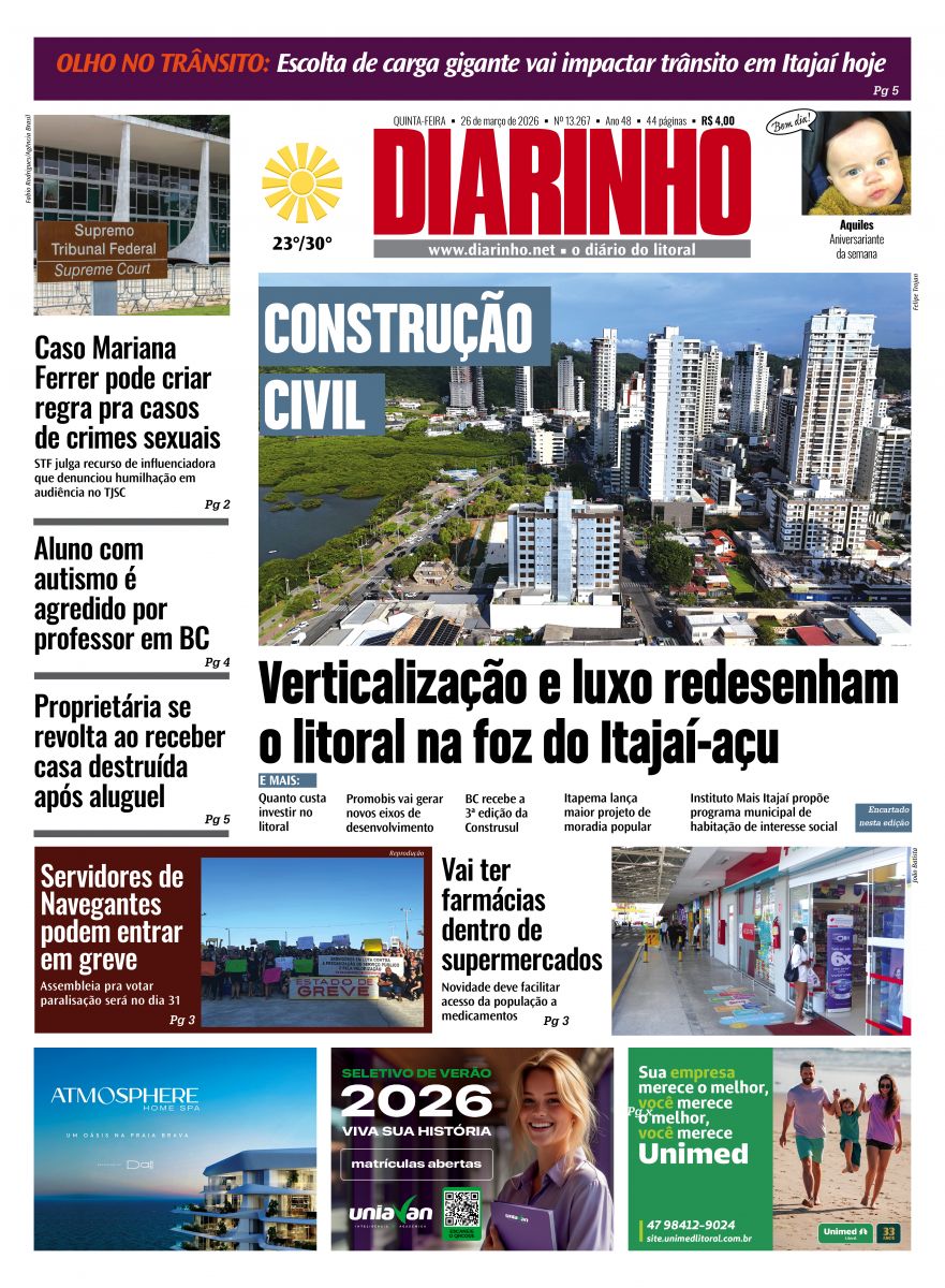 Confira a capa de hoje