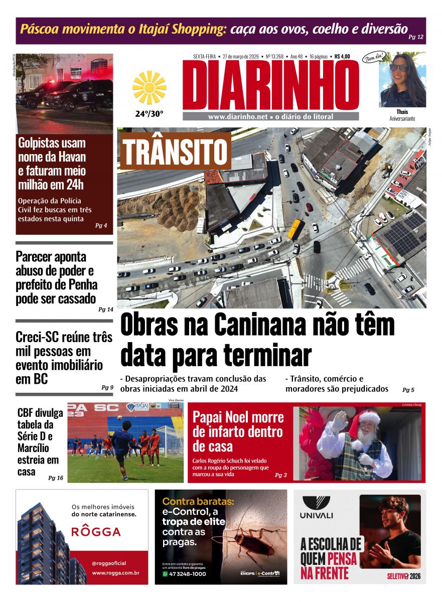 Confira a capa de hoje