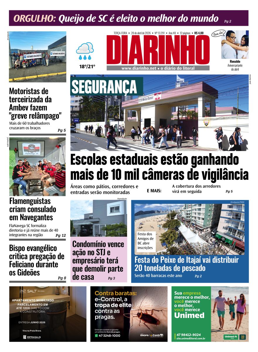 Confira a capa de hoje