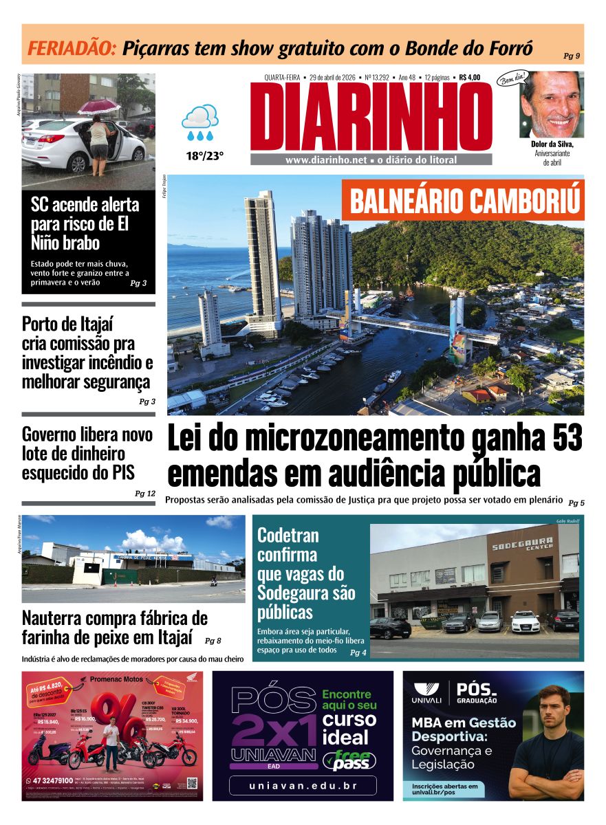 Confira a capa de hoje