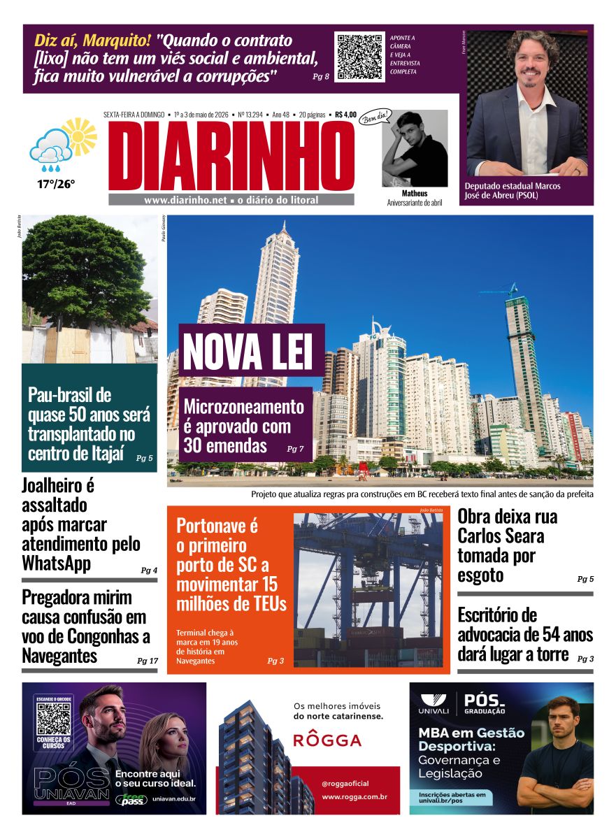 Confira a capa de hoje