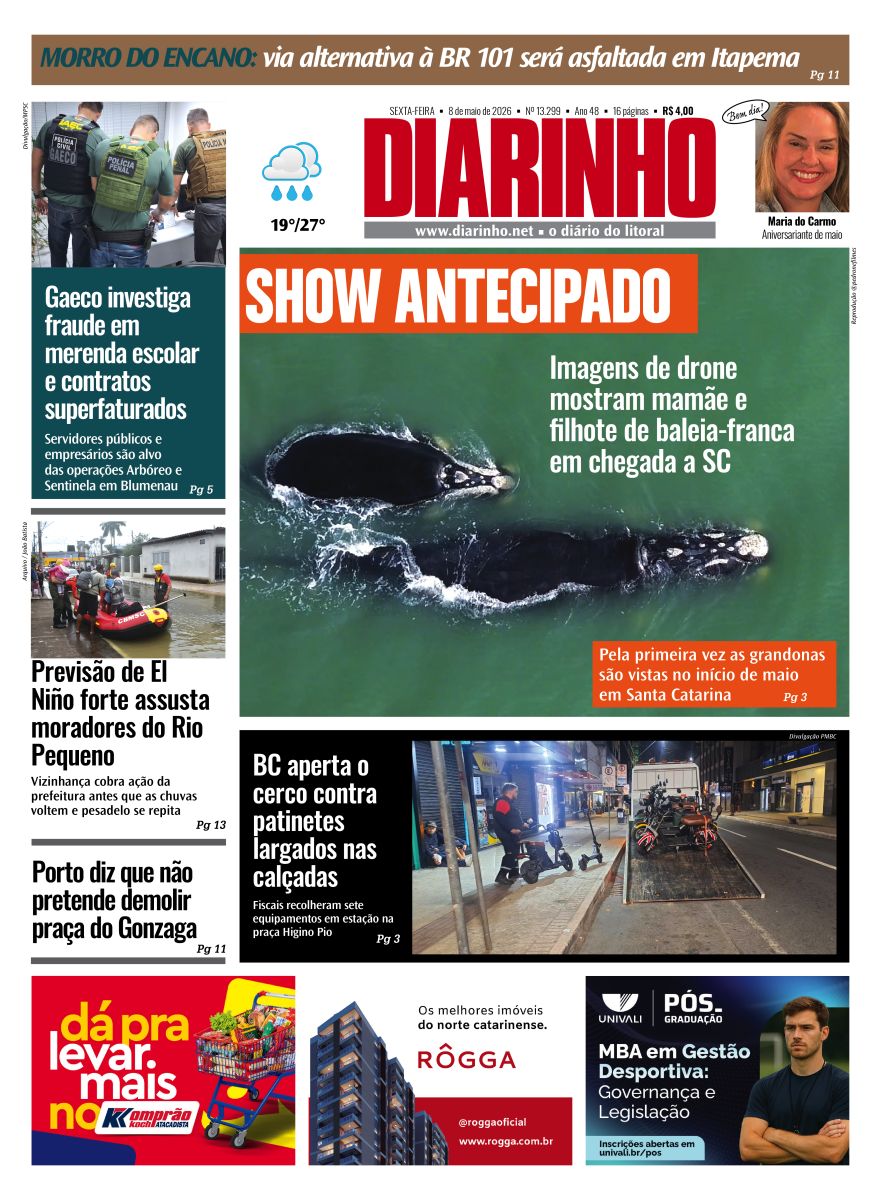 Confira a capa de hoje