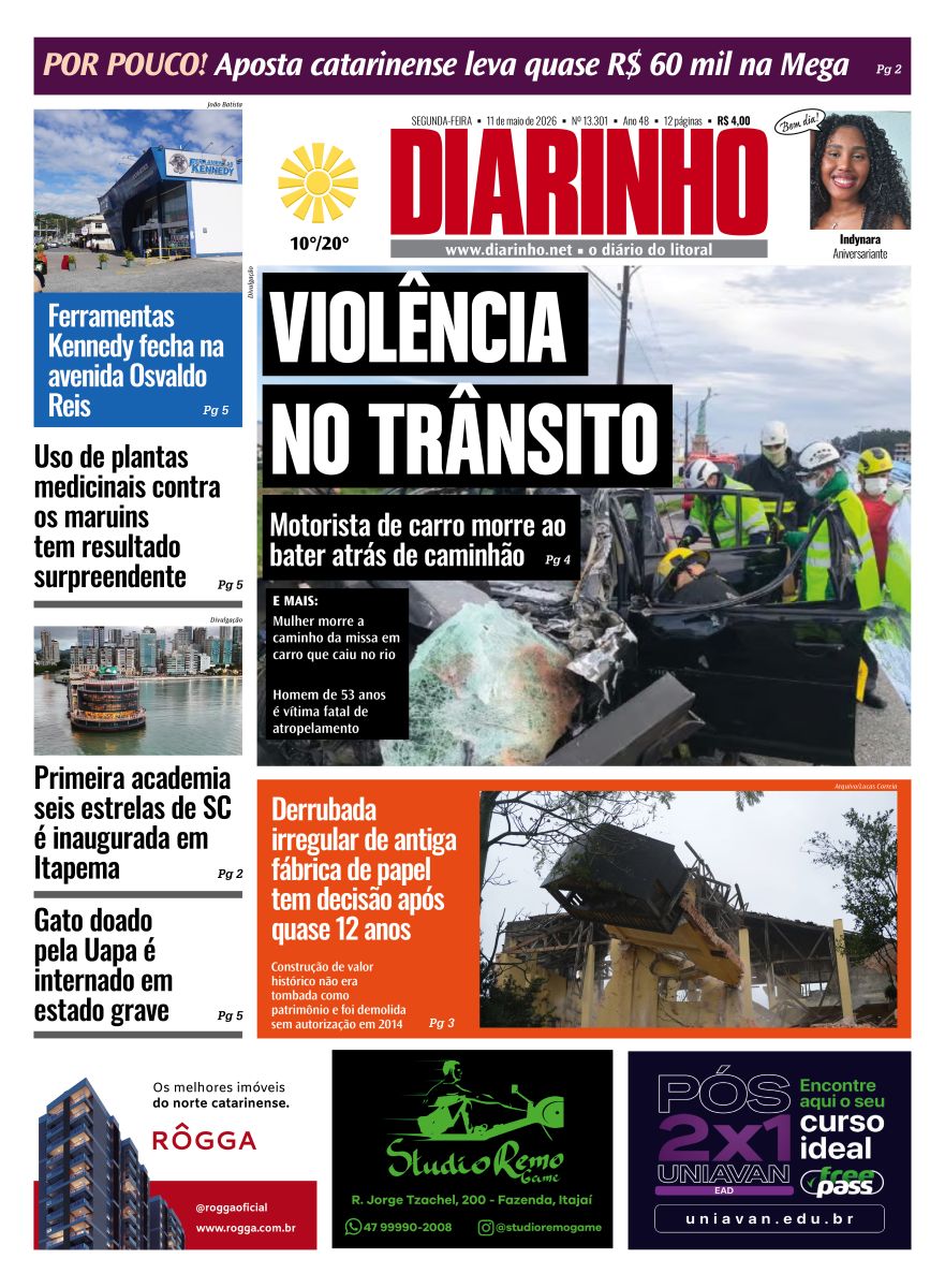 Confira a capa de hoje