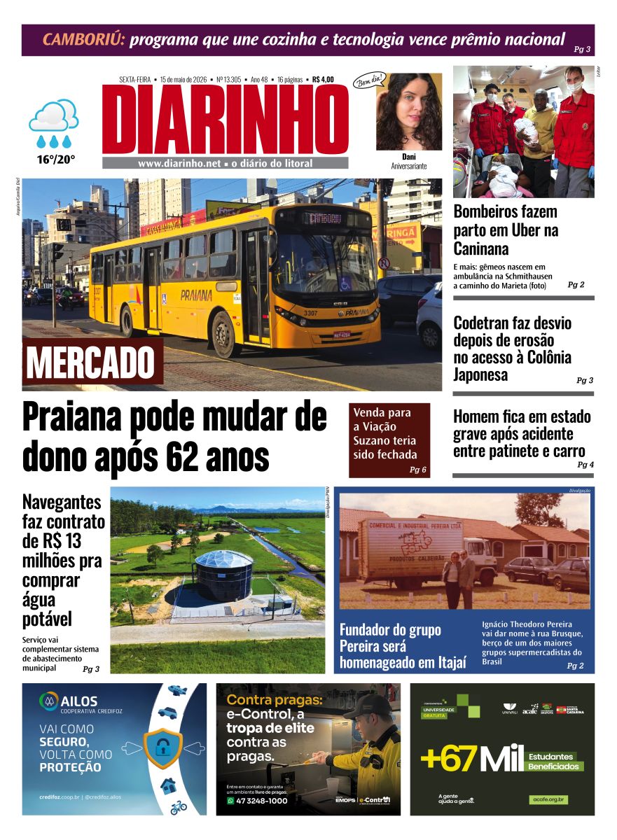 Confira a capa de hoje