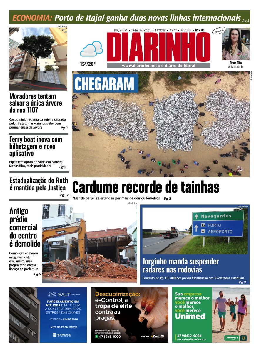 Confira a capa de hoje