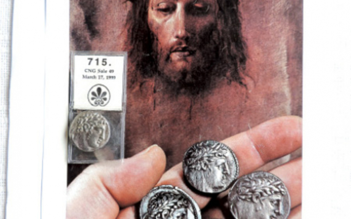 “Moeda da traição de Cristo” seria do mesmo modelo da que foi dada a Judas