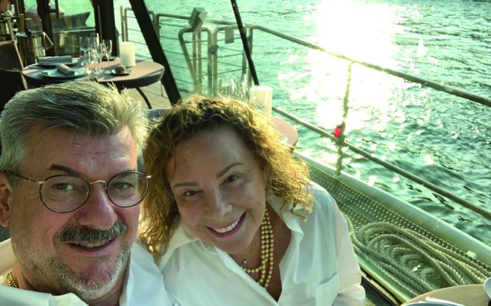 Marco Aurélio Buzzi fez universidade, trabalhou e casou com Katcha em Itajaí (Crédito: álbum de família)