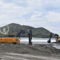 Alargamento da faixa de areia chega à fase final