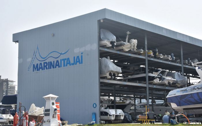 São 200 vagas molhadas e 155 secas; marina Itajaí será modernizada e ampliada para atender à crescente demanda (Foto: Divulgação)
