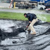 PRF desbloqueia o trecho da BR 101 em Araquari 