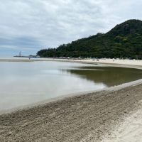 Lagoas naturais voltam a surgir na praia Central de BC