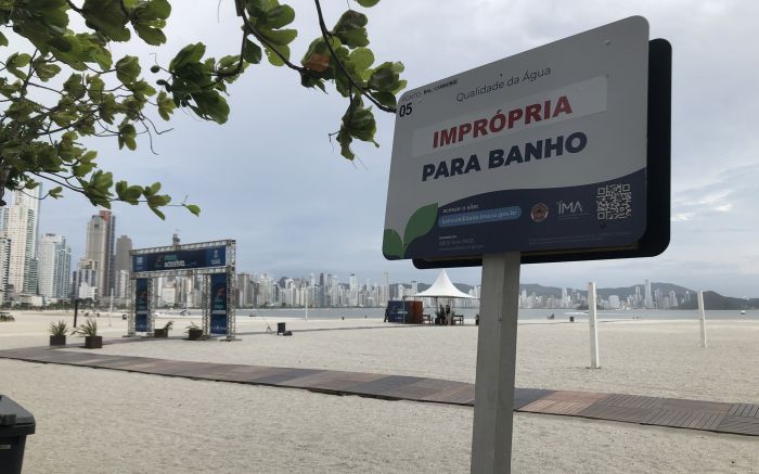 Praia Central de BC está há dois meses com resultados negativos
(Foto: João Batista)