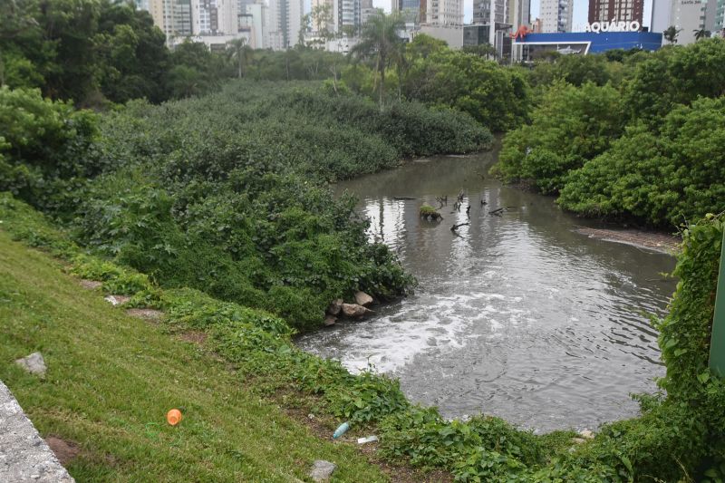 Limpeza de córrego poluiria rio Camboriú e afetaria balneabilidade 