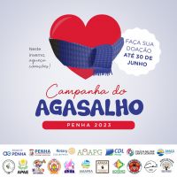 Com o lema “neste inverno aqueça o coração”, Campanha do Agasalho 2023 incentiva a solidariedade em Penha