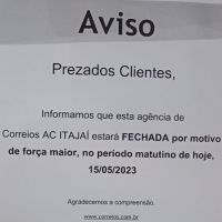 Moradores de Itajaí reclamam de demora no atendimento dos Correios  