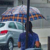 Ciclone causa chuva forte e ventania em SC