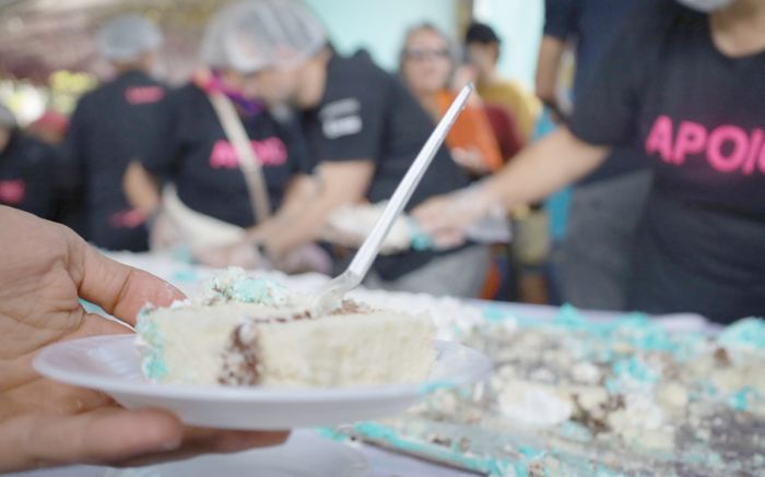 Corte de bolo acontece em três horários nesta quinta-feira  (FOTO: DIVULGAÇÃO)