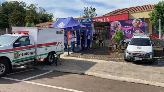 Duas funcionárias e três crianças foram mortas na escolinha   
(foto: divulgação)