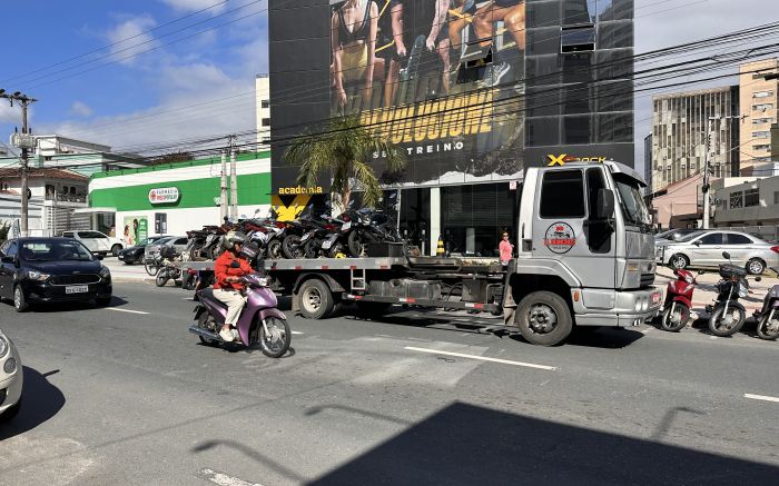 Apreensão foi na avenida Sete de Setembro, na terça-feira
(Foto: da redação)