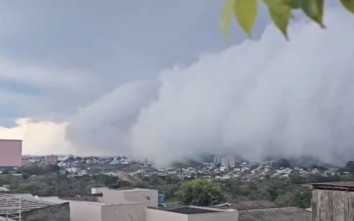 Defesa Civil publicou alerta de temporais para região (Foto: Reprodução)