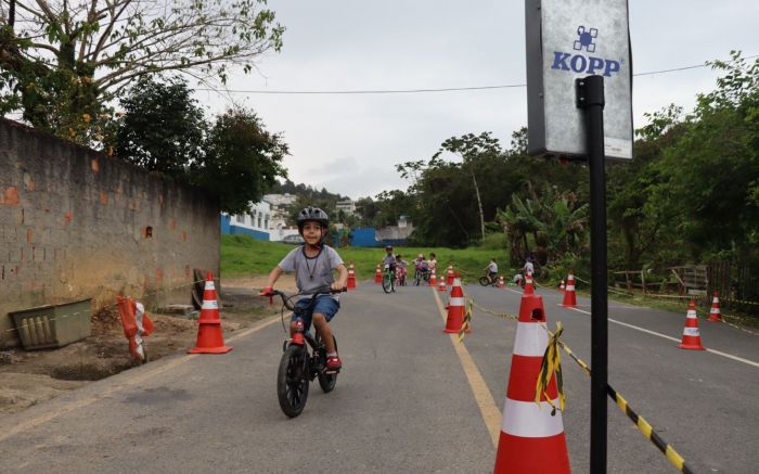 Ação faz parte das comemorações relacionadas à semana nacional do Trânsito e Mobilidade (Foto: Divulgação)