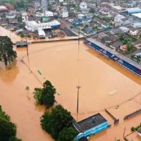 Estádio é alagado em Caçador e adia final do Catarinense feminino 