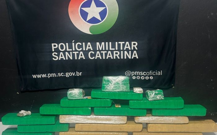 Droga estava dividida em 15 pacotes
(Foto: Divulgação)