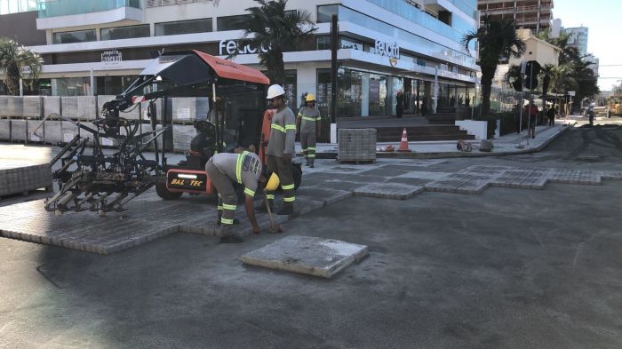 Reurbanização na Praia Brava chega à fase final (Fotos: Divulgação/Prefeitura de Itajaí)