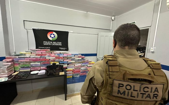 PM encontrou 160 kg de cocaína
 (Foto: divulgação)