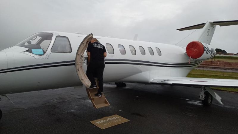 Jato estava em aeroporto de Curitiba (foto: divulgação)