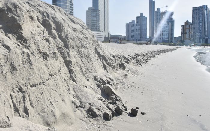 Obra de revitalização é a próxima etapa na orla de BC (Foto: João Batista)