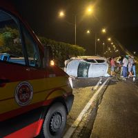 Motorista capota carro na Transbeto