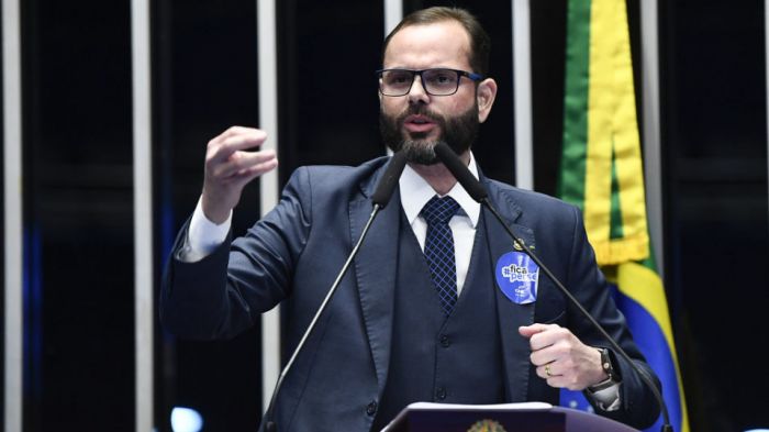 Processo contra o senador Jorge Seif chegou em fevereiro ao tribunal em Brasília 

(Foto: Agência Senado)