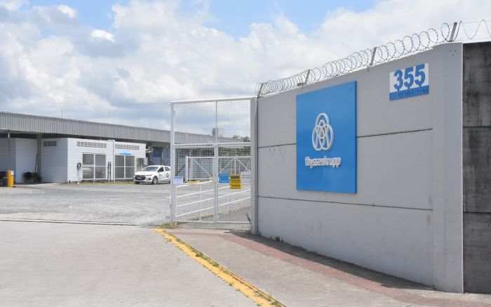 Thyssenkrupp mantém batimento de quilha da primeira fragata para o primeiro semestre deste ano 
(Foto: Arquivo João Batista)