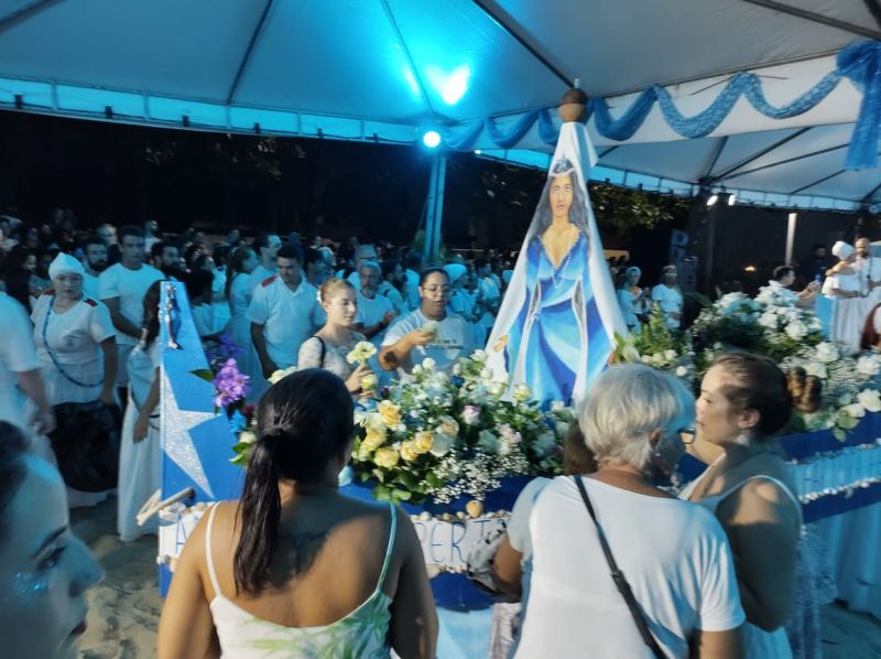 Rainha do mar é uma orixá nas religiões de matriz africana  (foto: Joca Baggio)