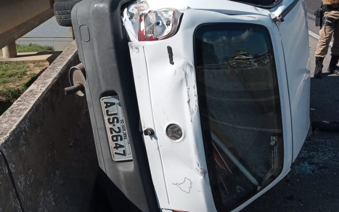 Gol foi roubado na manhã desta segunda 
(Foto: Leitor)