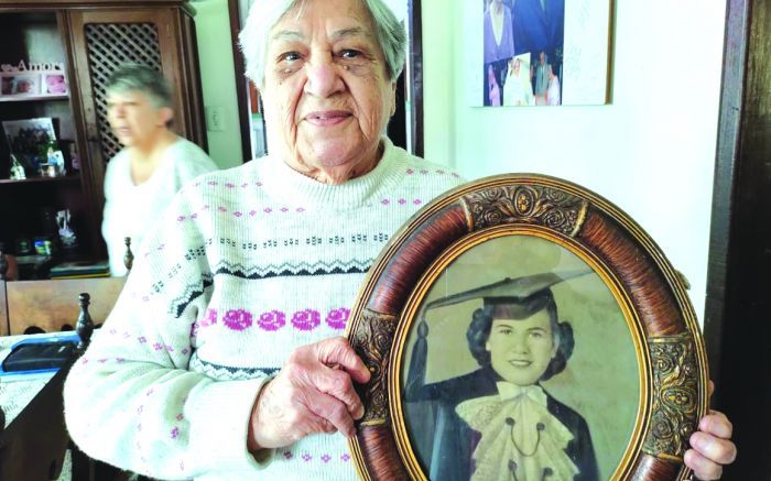 Dona Olga foi professora na Vila por mais de 30 anos 