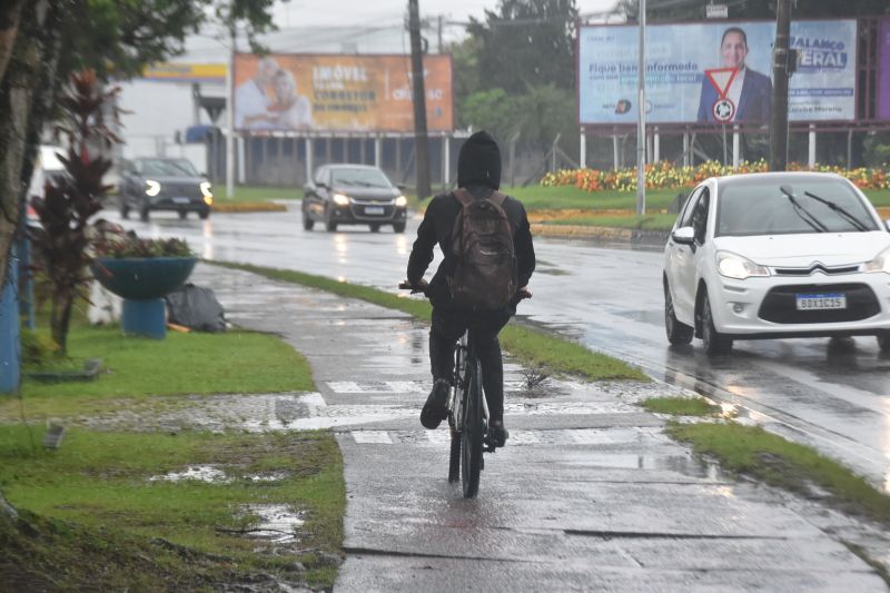 Chuva volumosa deve seguir até a manhã de quarta-feira (foto: João Batista)