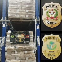 Polícia recupera 90 toneladas de galinha congelada roubada 