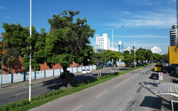 Obras vão começar pelo trecho próximo ao prédio da Embraed na semana que vem (foto: Fabrício Pitella)