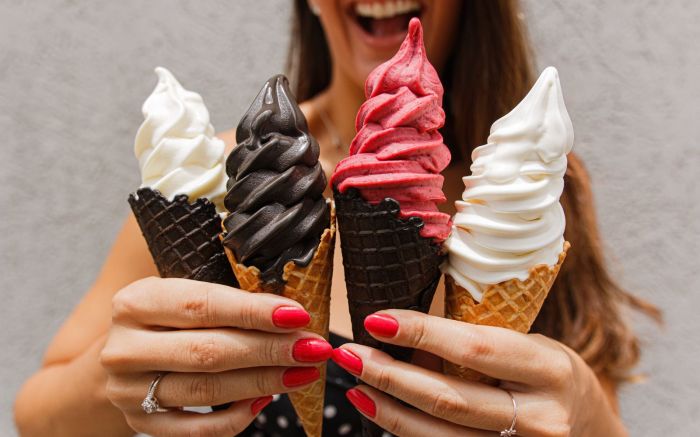 Sabores mais pedidos são baunilha, chocolate, iogurte e frutas vermelhas
(Divulgação/Soft Ice Cream)