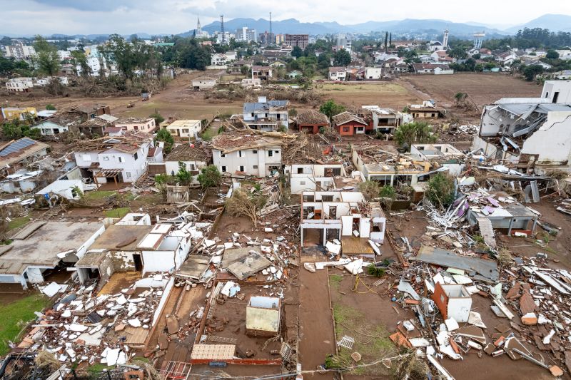 RS tem 463 cidades afetadas pela enchente (foto: Secom RS)