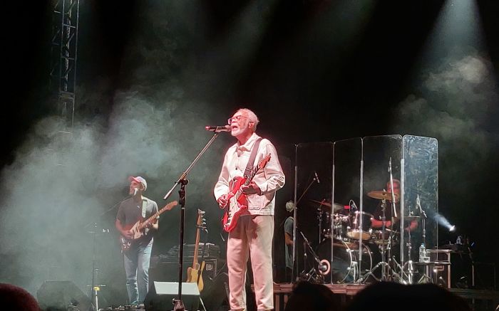 Gil esteve em Itajaí no ano passado em apresentação gratuita no Festival de Música (Foto: Arquivo/Amanda Moser)