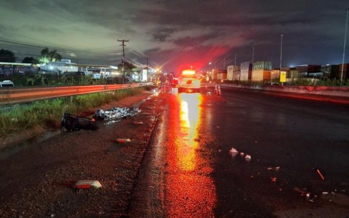 Cara estava com a CNH vencida e os documentos do carro atrasados (Foto: Divulgação/PMSC)